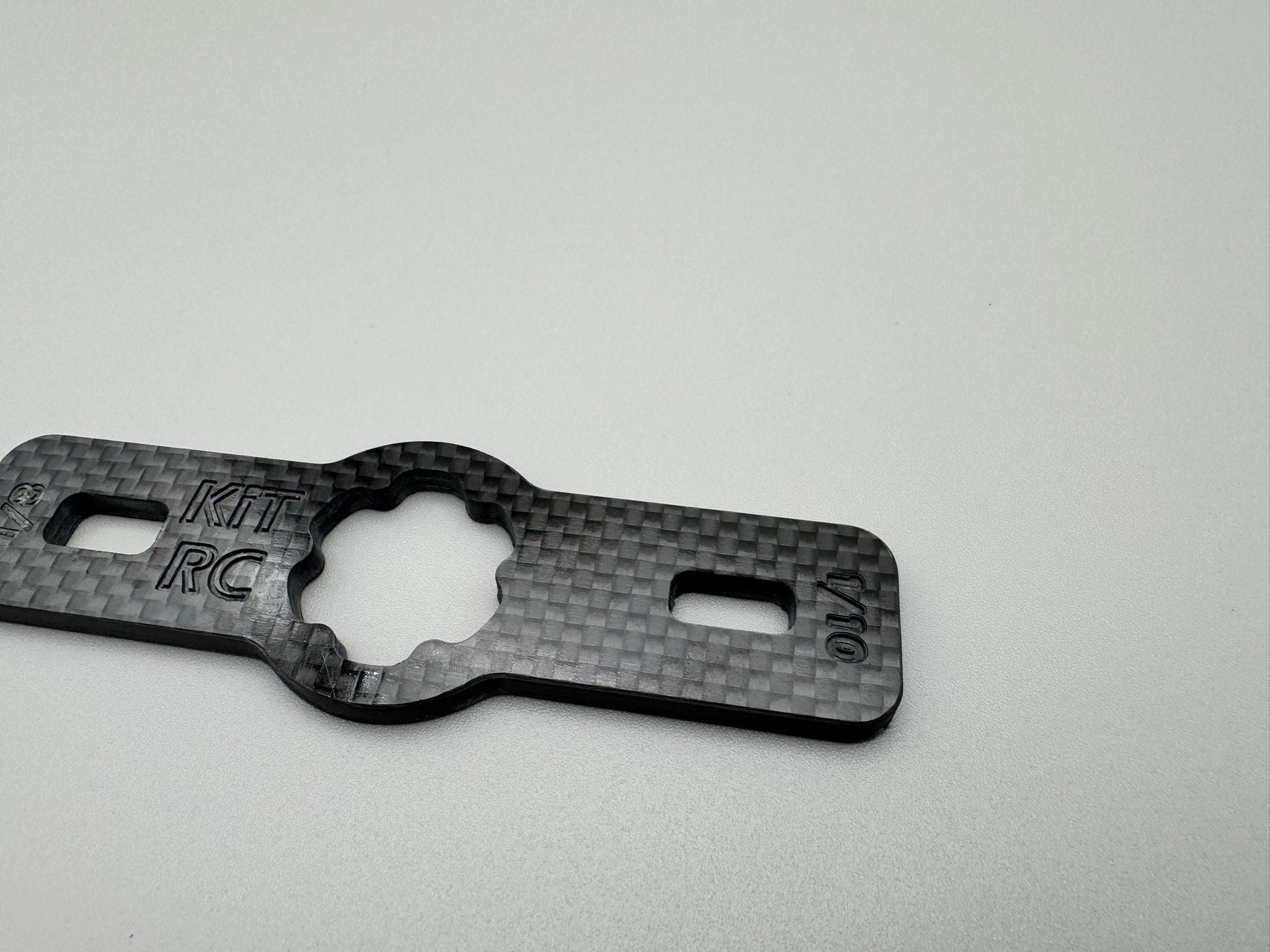 Carbon Fibre MIP Driver & Shock Cap Removal Spanner – Lightweight RC Pit Essential