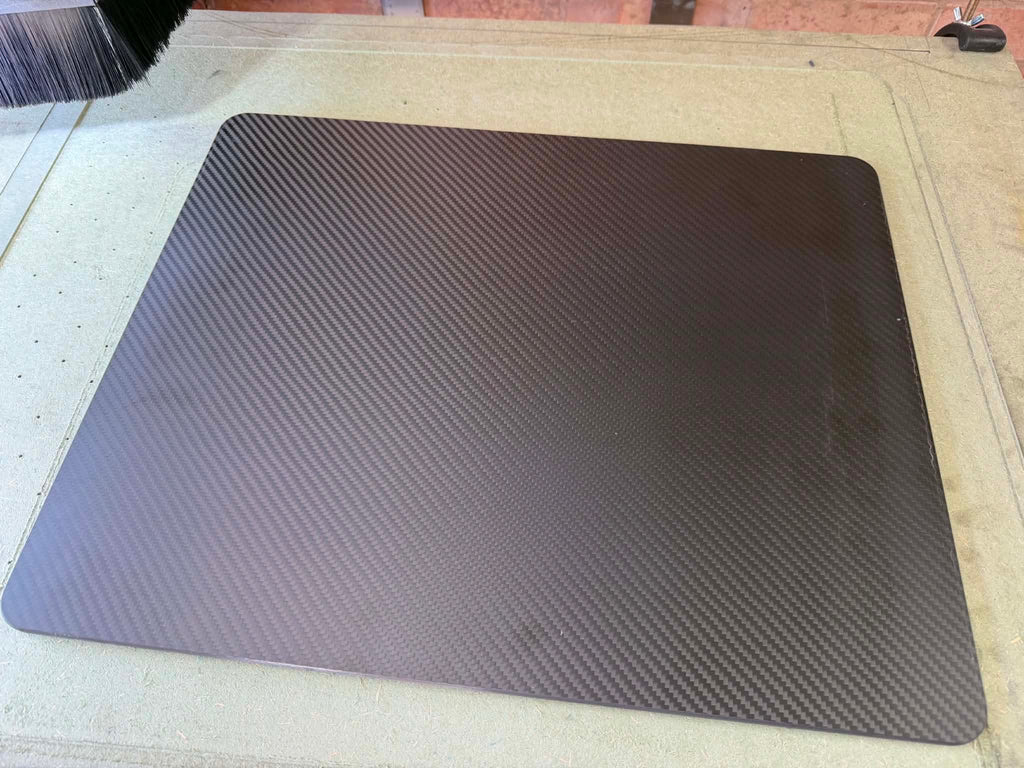3K Twill Carbon Setup Board – 400 × 500 × 5mm (Black)