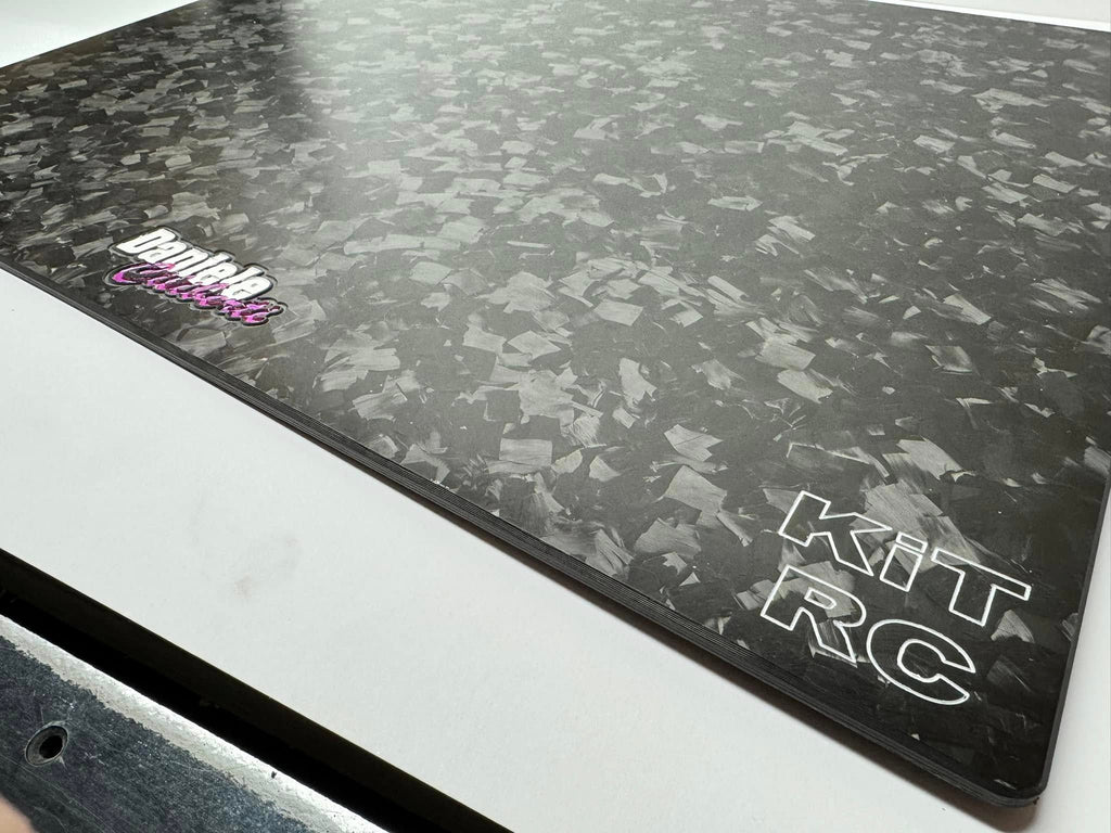 Premium Black 12k Forged Carbon Setup Board