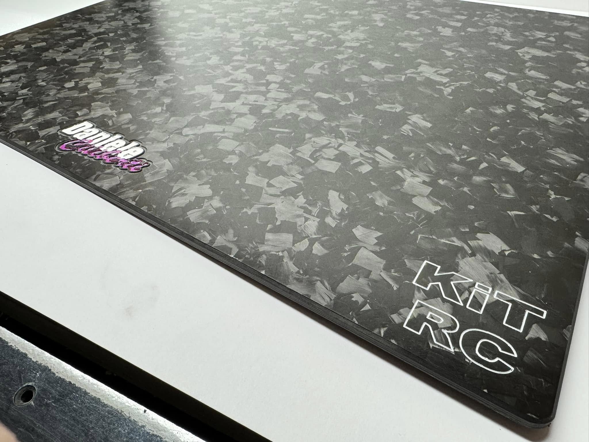 Premium Black 12k Forged Carbon Setup Board