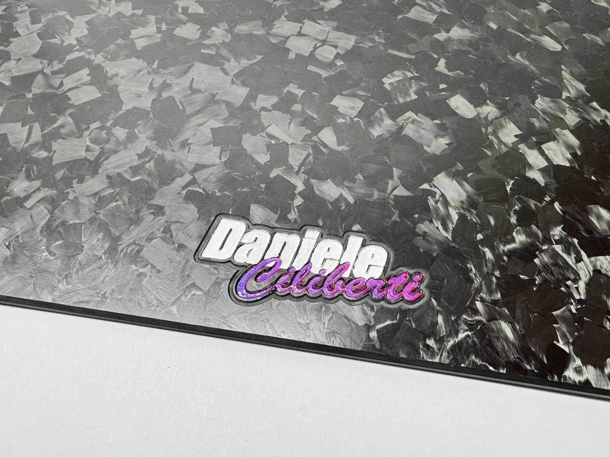 Premium Black 12k Forged Carbon Setup Board