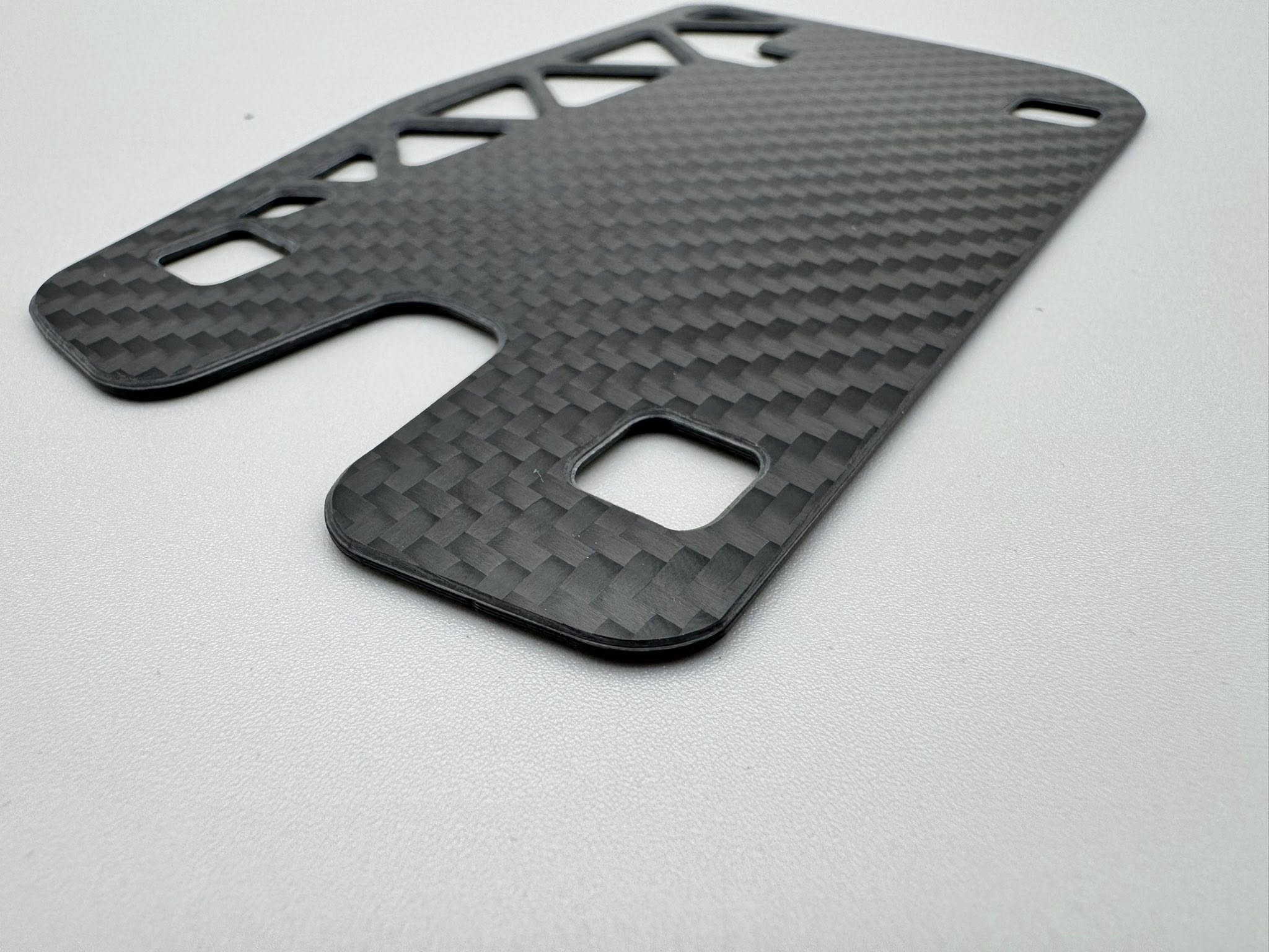 Carbon Fibre anti-tip plate for Fubata 7px and 10px.