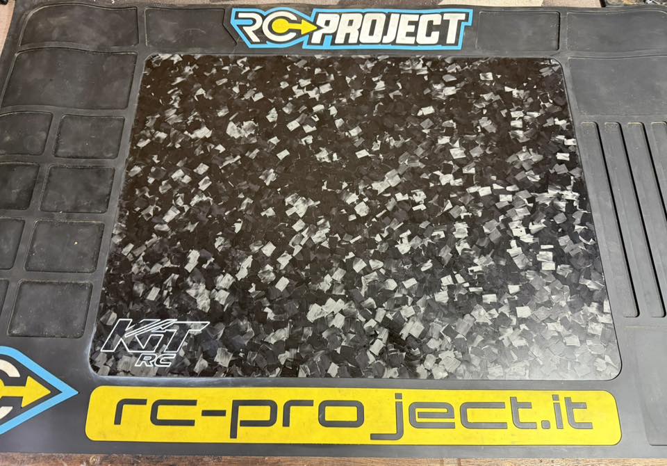 KiT RC carbon fibre insert for RC Project pit mat.